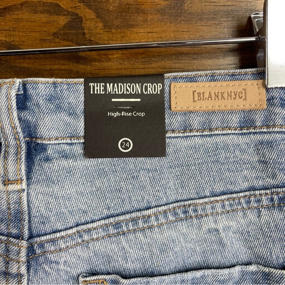 Blank NYC The Madison Crop High Rise New Size 24 - Picture 7 of 10